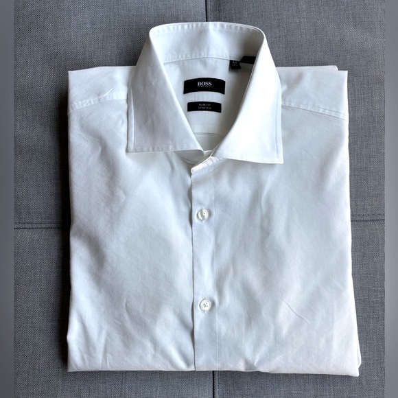 BOSS Hugo Boss Slim Fit Stretch Dress Shirt - Picture 2 of 5